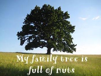 My family tree is full of nuts.